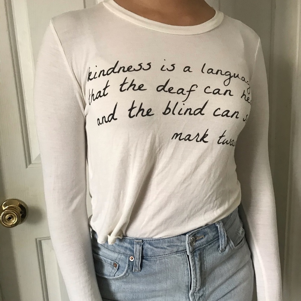 White Cropped Top